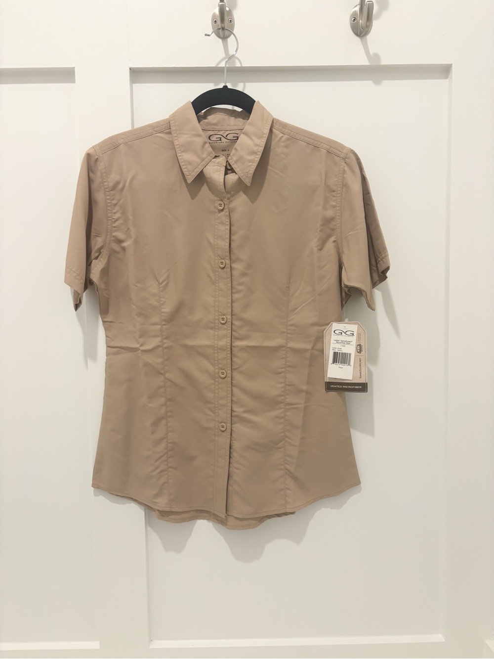 GameGuard Outdoors GG Short Sleeve Performance Shirt - Light Tan